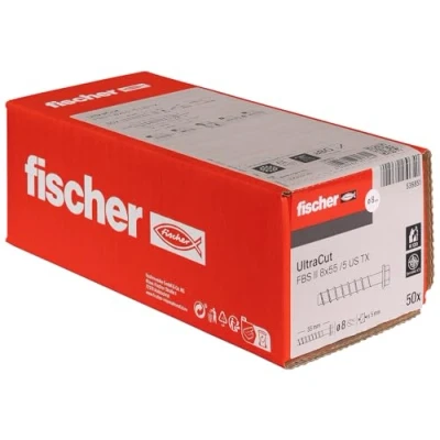 Image of fischer ULTRACUT FBS II 8 x 55 5/ US TX, 50 Pieces, 536851