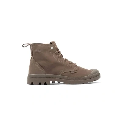 Image of Palladium PAMPA HI SKIN women&#039;s Mid Boots in Brown