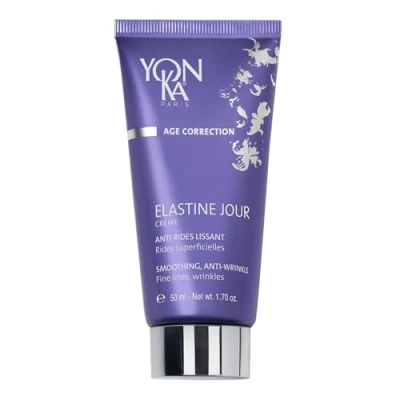 Image of Elastin Anti Wrinkle Day Cream Yonka 50ml Ageing Face Moisturiser, with Vitamin C and Peptides Dermatologically Proven Results ! 73% Natural Origin
