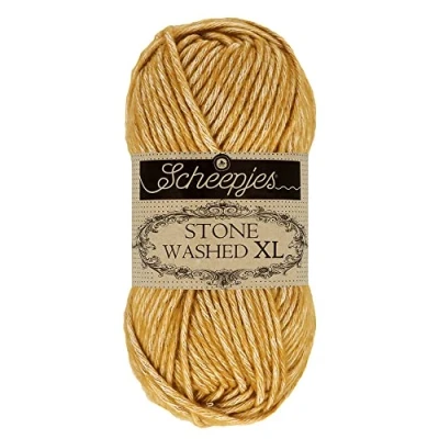 Image of Scheepjes Stone Washed XL 849 Yellow Jasper Yarn 10x50g