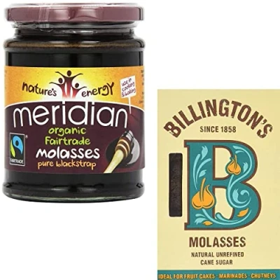 Image of Meridian Organic Fairtrade Molasses Pure Blackstrap 350g + Billingtons Sugar 500g