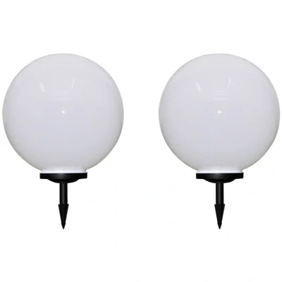 Image of vidaXL Outdoor Pathway Lamps 2 pcs LED 50 cm with Ground Spike