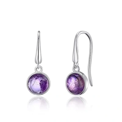 Image of Philip Jones Amethyst Drop Earrings