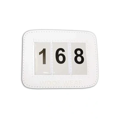 Image of Woof Wear Bridle Number Holder White