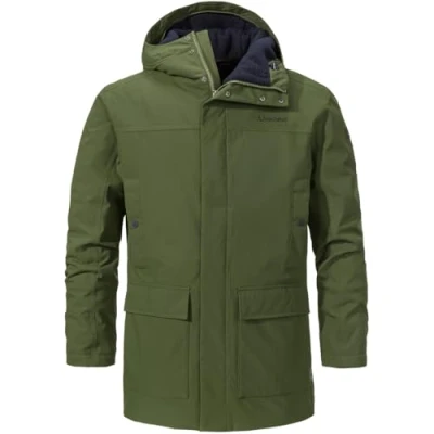 Image of Schöffel Rotterdam Men&#039;s Ins. Parka M, Loden Green