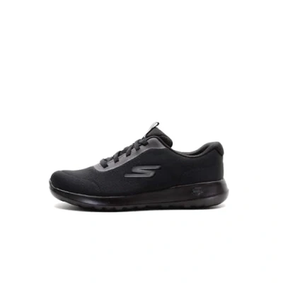 Image of Skechers Men&#039;s GO Walk MAX Sneaker, Black Textile/Synthetic, 7 UK