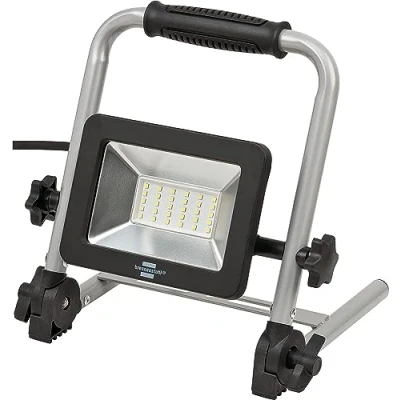 Image of Brennenstuhl LED Work Light EL 2053 M/Job Site 30W for Indoor and Outdoor Use IP65 (Portable Floodlight 2700lm with 1,5m Cable Foldable Frame, IK08)