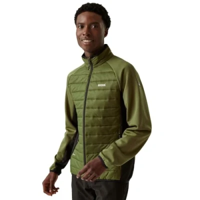 Image of Regatta Mens Clumber IV Hybrid Padded Full Zip Jacket, Water Repellent &amp; Lightweight Perfect for Outdoors, Walking, Hiking Camping