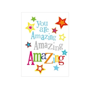 Image of Brightside &#039;You Are Amazing Amazing&#039; Congratulations Card