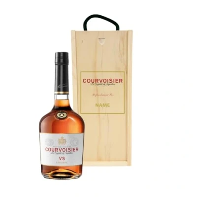 Image of Personalised Courvoisier VS Cognac Gift Set 70cl (40% ABV)