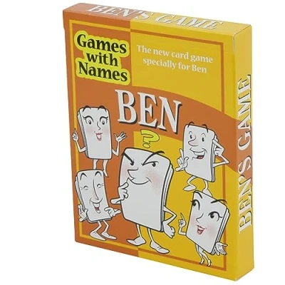 Image of GoForItGames.com BEN&#039;S GAME: New card game gift for men or boys called Ben Benjamin. Ideal birthdays, games night, Christmas stocking fillers, secret santa gifts, Eve box fillers etc