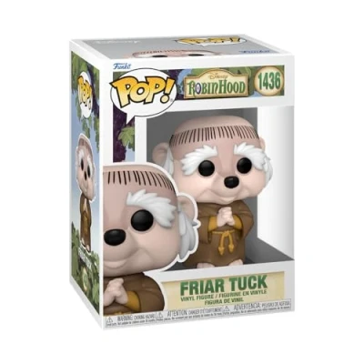 Image of Funko POP! Disney: Robin Hood Friar Tuck Collectable Vinyl Figure Gift Idea Official Merchandise Toys for Kids &amp; Adults Movies Fans Model Collectors and Display