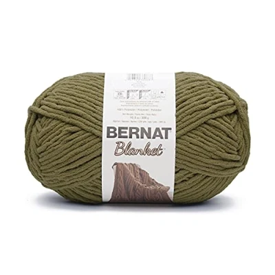 Image of Bernat Yarn Blanket, Olive, 300g