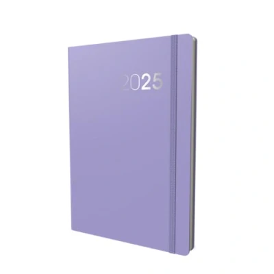 Image of Collins Legacy 2025 Planner A5 Day To Page Diary (with Appointments) Lilac (CL51.55 25) Professional Daily with Soft Touch Cover