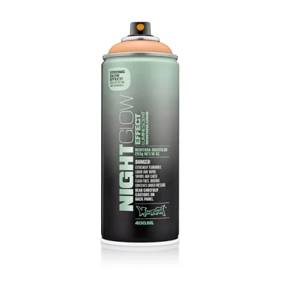 Image of Montana Nightglow Luminescent Spray Paint 400ml Orange