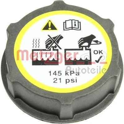 Image of 1224233, 1301104, 3M5H8100AC, 3M5H8100AD, 5193938 Cap, radiator METZGER 2140067 FORD: C Max 2, FIESTA 6, Focus VOLVO: S40 II, XC60 I, C30