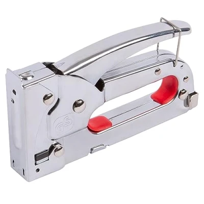Image of Silver Heavy Duty Staple Gun By Blackspur
