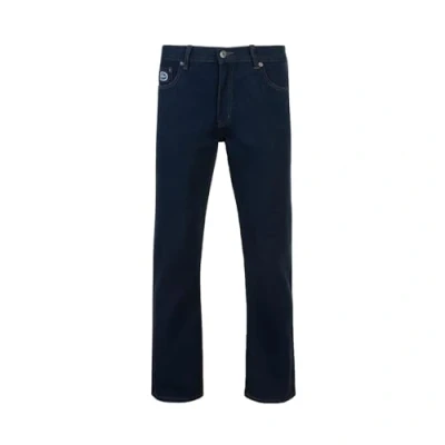 Image of Forge Men?s Big Size Straight Fit Basic Jeans Casual Smart Denim Pants Indigo 54W / 30L