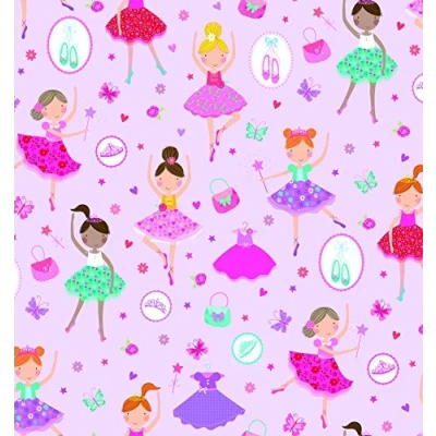 Image of d c fix® Sticky Back Plastic (self adhesive vinyl film) Celina Ballerina 45cm x 1m (ORDER PER METRE) 200 3224
