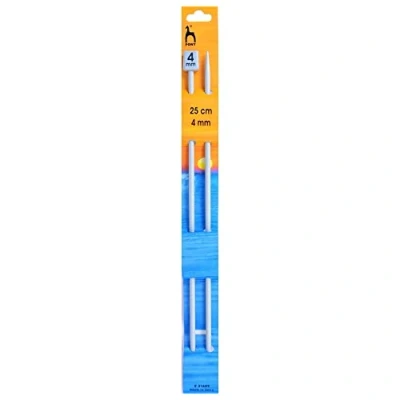 Image of Pony Single Ended Classic Knitting Pins, Aluminium, Multi Colour, 4.5mm