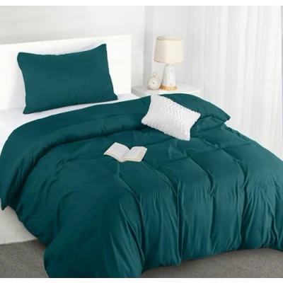 Image of Utopia Bedding Single Duvet Cover Set Pack of 10 Soft Microfibre Polyester Quilt Set, with Pillow case (Teal)