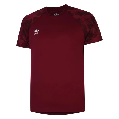 Image of Umbro Childrens Unisex Childrens/Kids Atlas Jersey (New Claret/White) Red Size 9 10Y