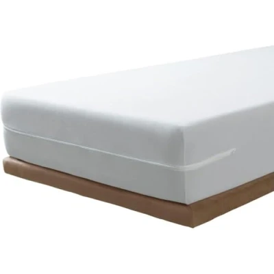 Image of SAVEL Mattress Encasement (90x190/200 cm) Single Size Adjustable and Elastic Absorbent Protector White