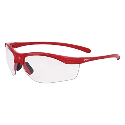Image of Trend Safety Spectacles, Clear Lens with UV Filter, EN166 Certified, Ideal for Woodwork &amp; Drilling, SAFE/SPEC/A