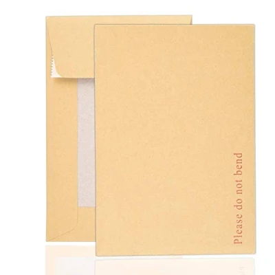 Image of Arpan 162 x 114 mm A6 C6 Manilla Hard Board Backed Envelopes Do Not Bend (Pack of 50)
