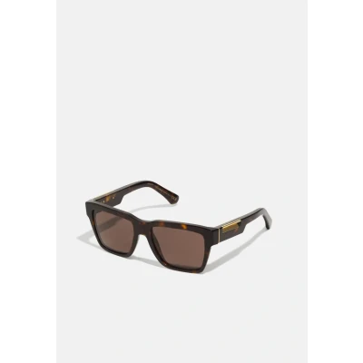 Image of Dolce&amp;Gabbana Unisex Sunglasses, Size: 55, Havana/dark brown