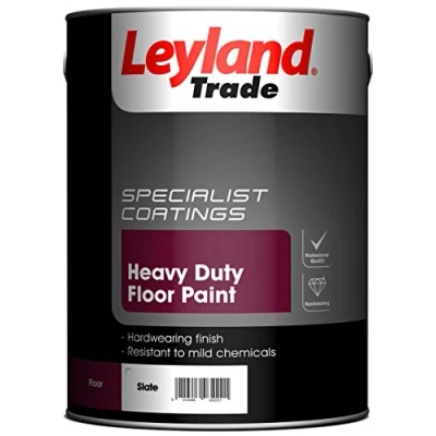 Image of Leyland Trade Heavy Duty Floor Paint Slate 5L