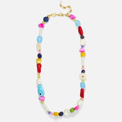 Image of Anni Lu Happy 18k Gold Plated Necklace