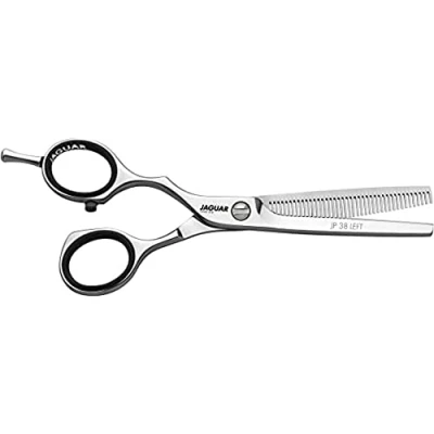Image of JAGUAR White Line JP 38 Left Handed Hair Thinning Scissors, 5.25 Inch Length, 0.02 kg,4030363005875