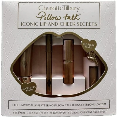 Image of Charlotte Tilbury Pillow Talk Iconic Lip and Cheek Secrets