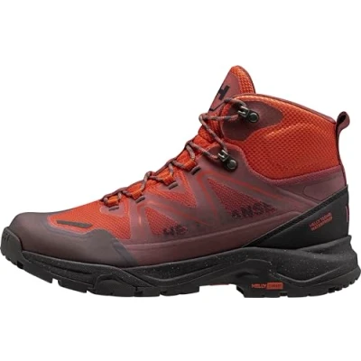 Image of Helly Hansen Men&#039;s Cascade Mid Cut Hiking Boots Day Shoes, Patrol Orange, 8 UK