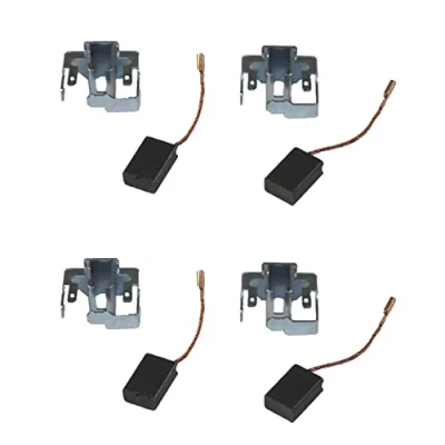 Image of Carbon Brush Set of 4 Brushes / Motor Abrasive for Parkside Angle Grinder PWS 125 E4 LIDL IAN 304008, D3 287952, G6 346212