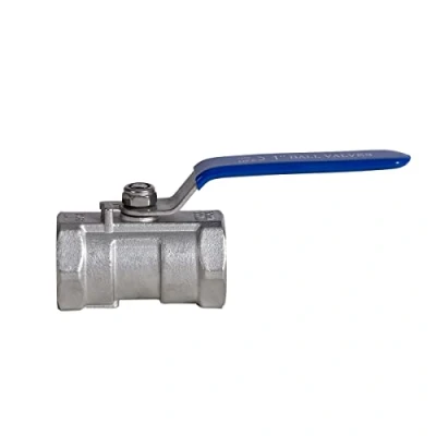 Image of JIVTO Stainless Steel Ball Valve 1 Inch BSP, Female to Female,1 PC Type Standard Port for Gas, Oil, Liquid, Water.