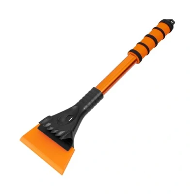 Image of BEEWAY Ice Scraper Car Essentials for Winter, Wide 13cm TPU Blade Efficency and No Scratches Snow Frost Removal Windscreen Windows