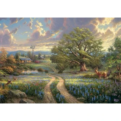 Image of Schmidt Spiele Thomas Kinkade : Country Living (1000pc) Puzzle Ages 12+