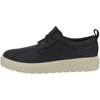 Image of Clarks Men&#039;s Polden Lace Derby, Navy Leather, 8.5 UK