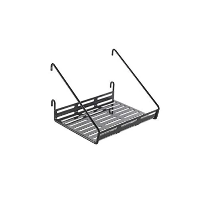 Image of Metaltex Shelf for Wall Grille, Black, 18x15x12 cm