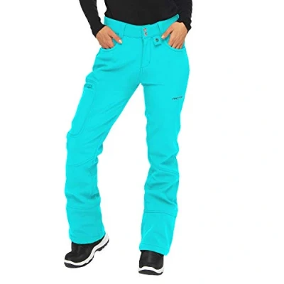 Image of ARCTIX Women&#039;s Sarah Fleece Lined Softshell Pants, Bluebird, Large (12 14) Short
