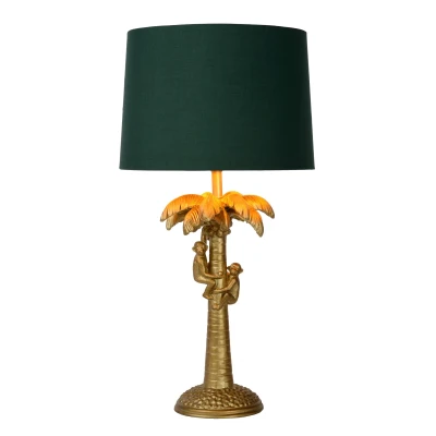 Image of Extravaganza Coconut Retro Table Lamp Ø 30.5cm 1xE27 Matt Gold, Brass