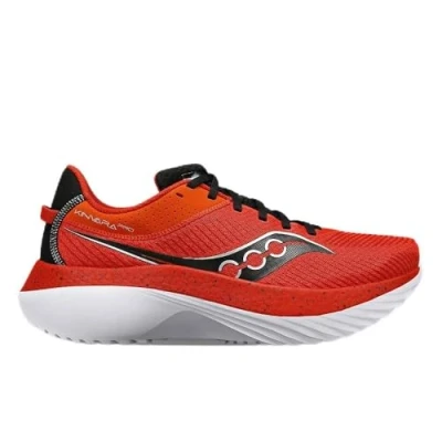 Image of Saucony Men&#039;s Kinvara Pro Sneaker, Infrared/Black, 9