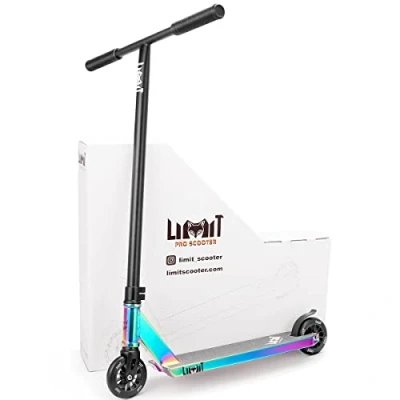 Image of Limit LMT69 Professional Scooter Trick Intermediate and Beginner Stunt Suitable for Children, Teenagers Adults 8 Years Old Above(Black Color)
