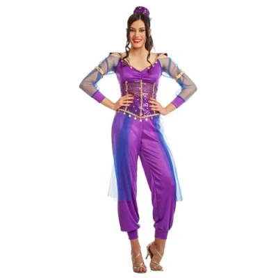 Image of Boland 84162 Adult Costume Arabic Princess Samira, Multicoloured, S