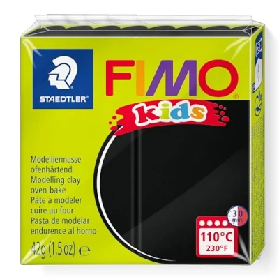 Image of Fimo Kids Modelling Clay, Black, 42 g