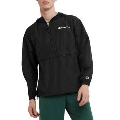 Image of Champion Men&#039;s Packable Jacket, Black 549369, M UK