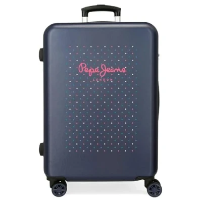 Image of Pepe Jeans Molly Multicoloured Medium Suitcase 48x68x26 cm Rigid ABS Combination lock 70 Litre 3.7 Kg 4 Double Wheels