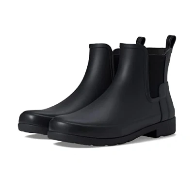 Image of Hunter Original Refined Wellies, Women&#039;s, Size: 9, Black Synthetics